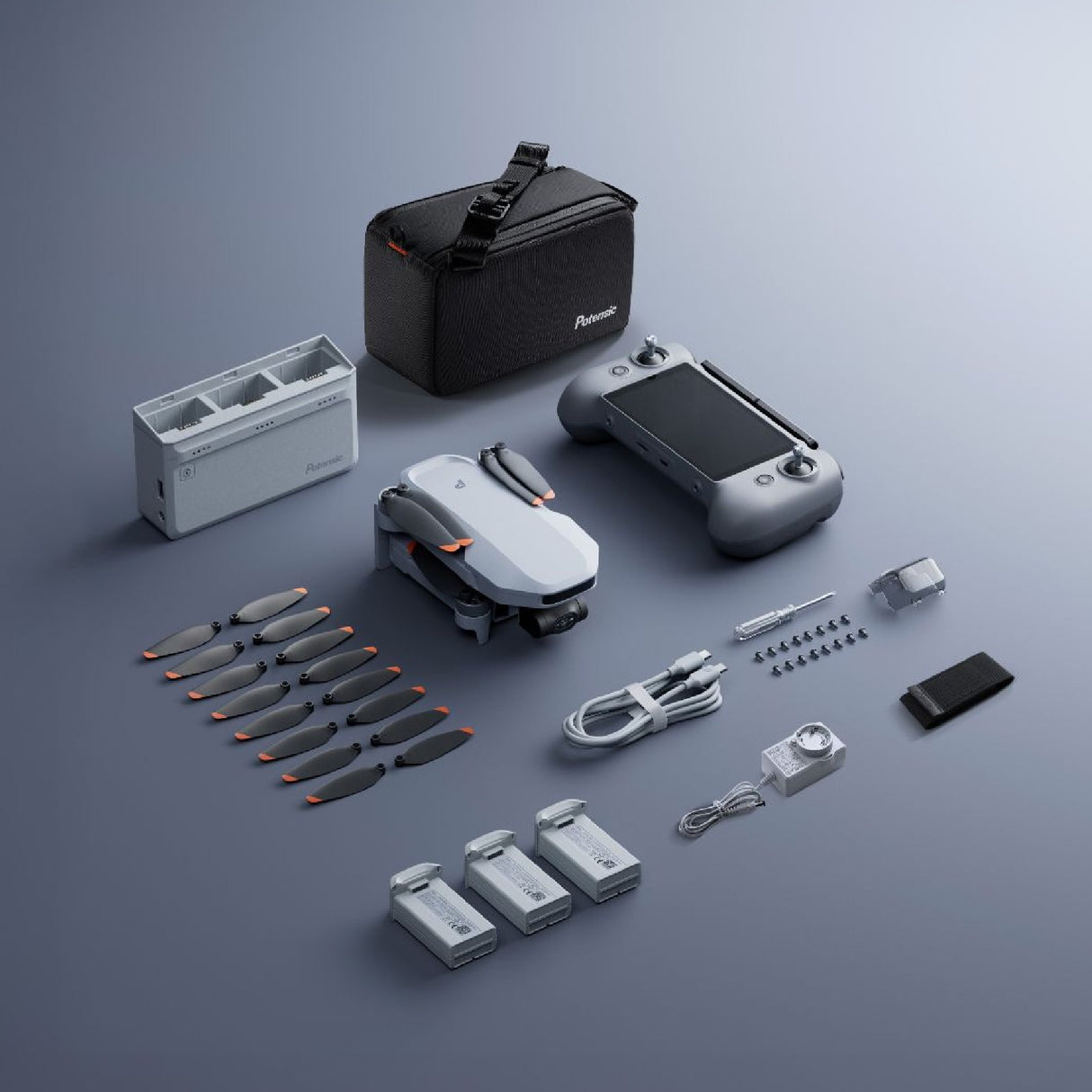 ATOM 2 Drone with 8K Camera, AI Track, 10km Video Transmission, Vertical Shooting, C0