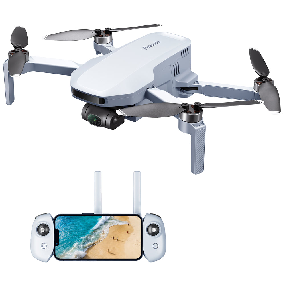 ATOM 4K GPS-Drohne mit 3-Achsen-Gimbal, 6 km Videoübertragung, visueller Verfolgung