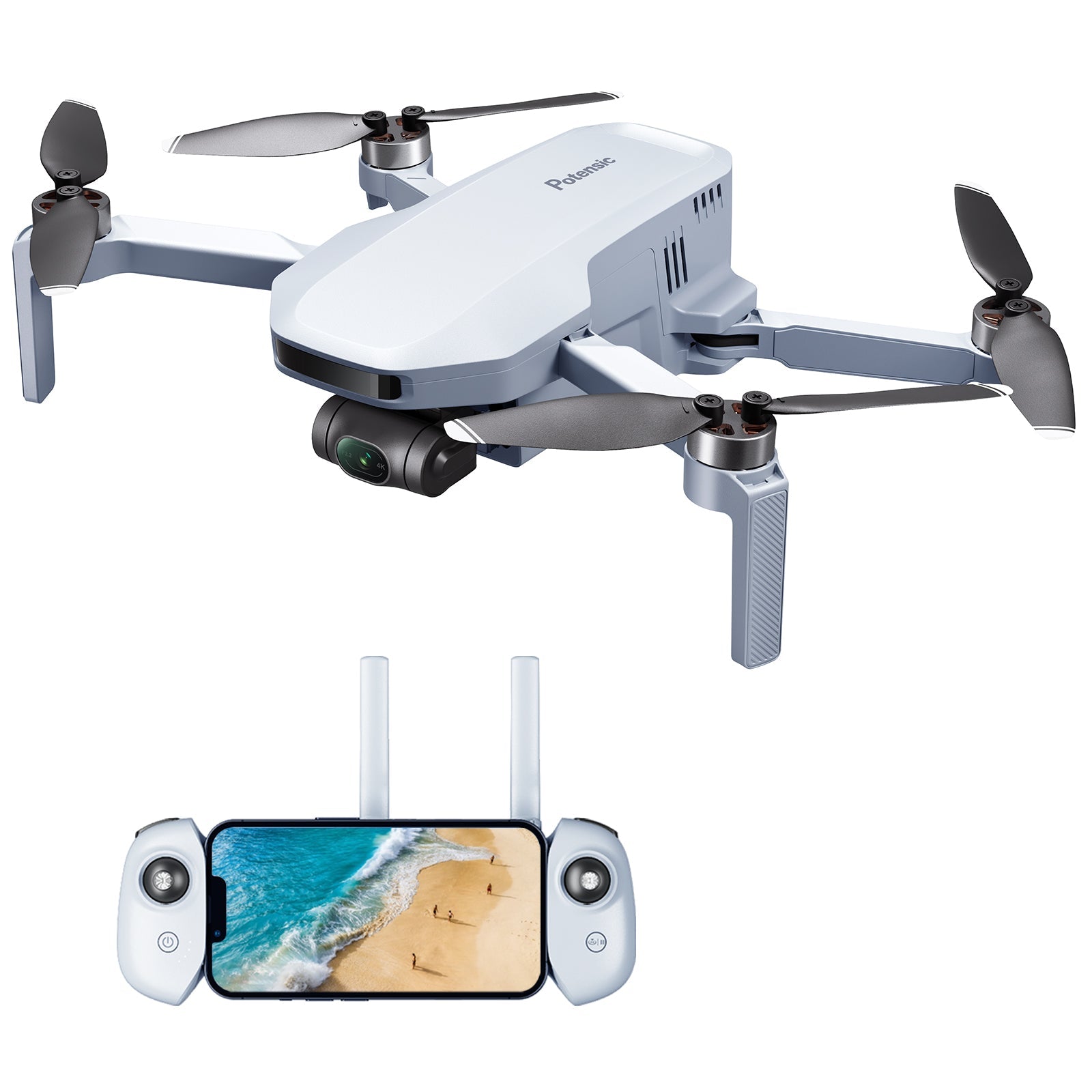 ATOM GPS Drone with Potenisc Pilot Cap