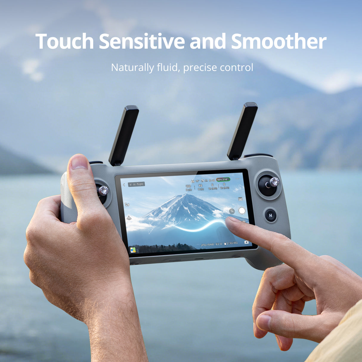 Potensic Tempered Glass Screen Protector 2pcs for PTD-1 Remote Controller