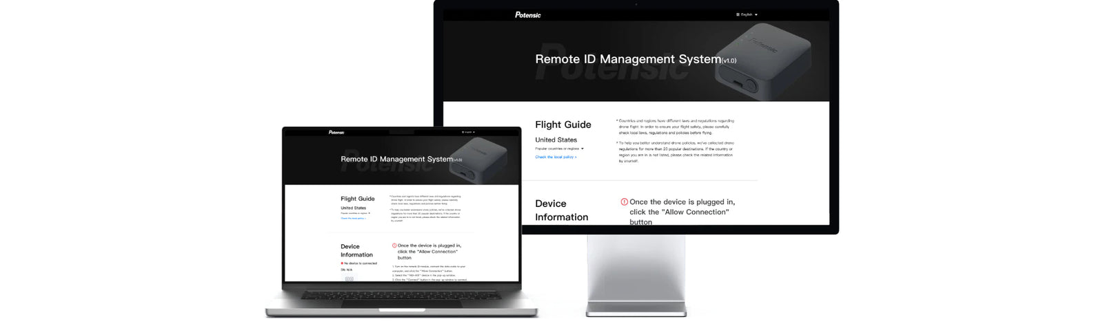 FAA-compliant Remote ID Broadcast Module RID-916 – Potensic